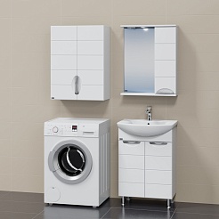 СанТа Мебель для ванной Родос 60 N R белая – фотография-2